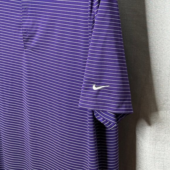 Nike Golf - Men's Striped Golf Polo Shirt - Size XL - Picture 3 of 5